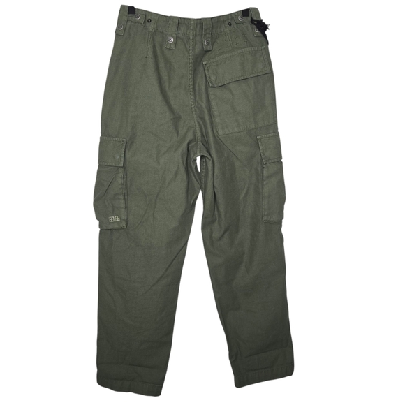 KSUBI Womens Army Green High Rise Interlude Ankle Cargo Pants Size Medium - Picture 2 of 14